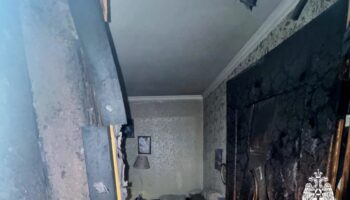 Пожар в Армавире