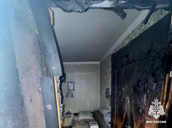 Пожар в Армавире