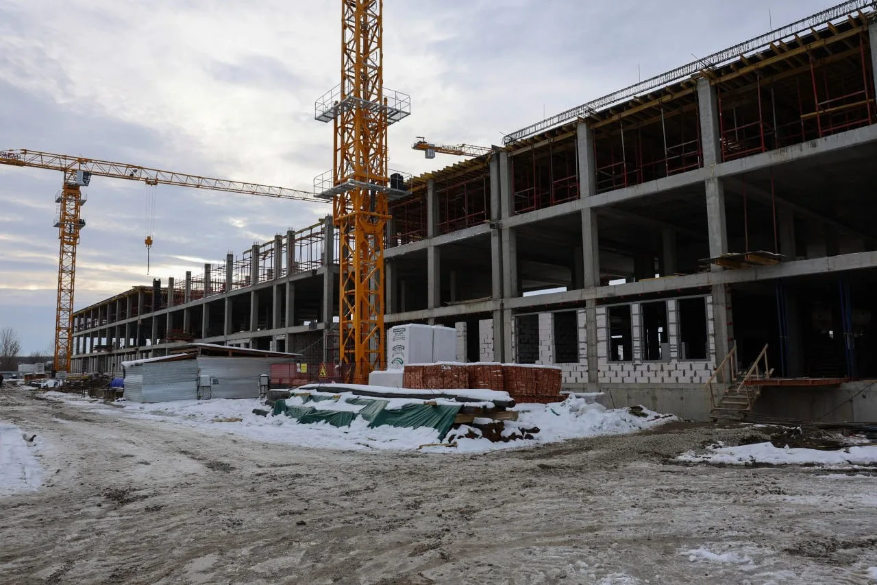 Строительство школы в Армавире